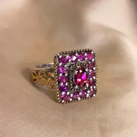 925 Genuine Untreated Grape Rhodolite Garnet. FIRM. Every Day Elegance. FIRM. - Picture 3 of 15